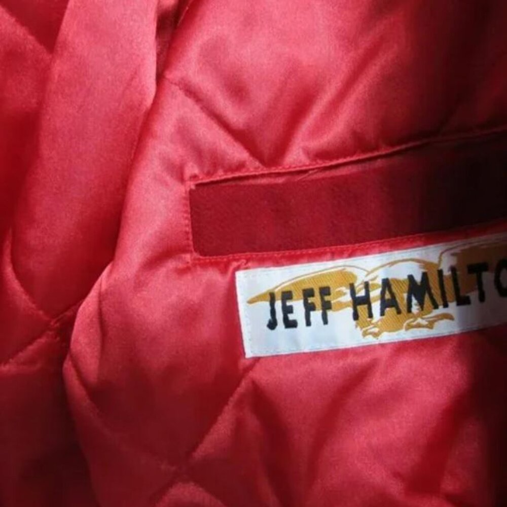 Men's Jeff Hamilton NFL Wool/Leather Varisty Jacket Size XL - Picture 11 of 14
